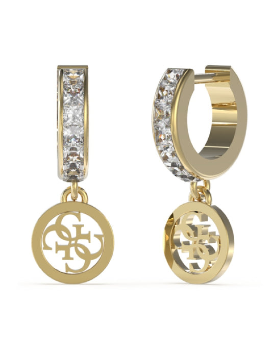 pendientes GUESS mujer aros dorados