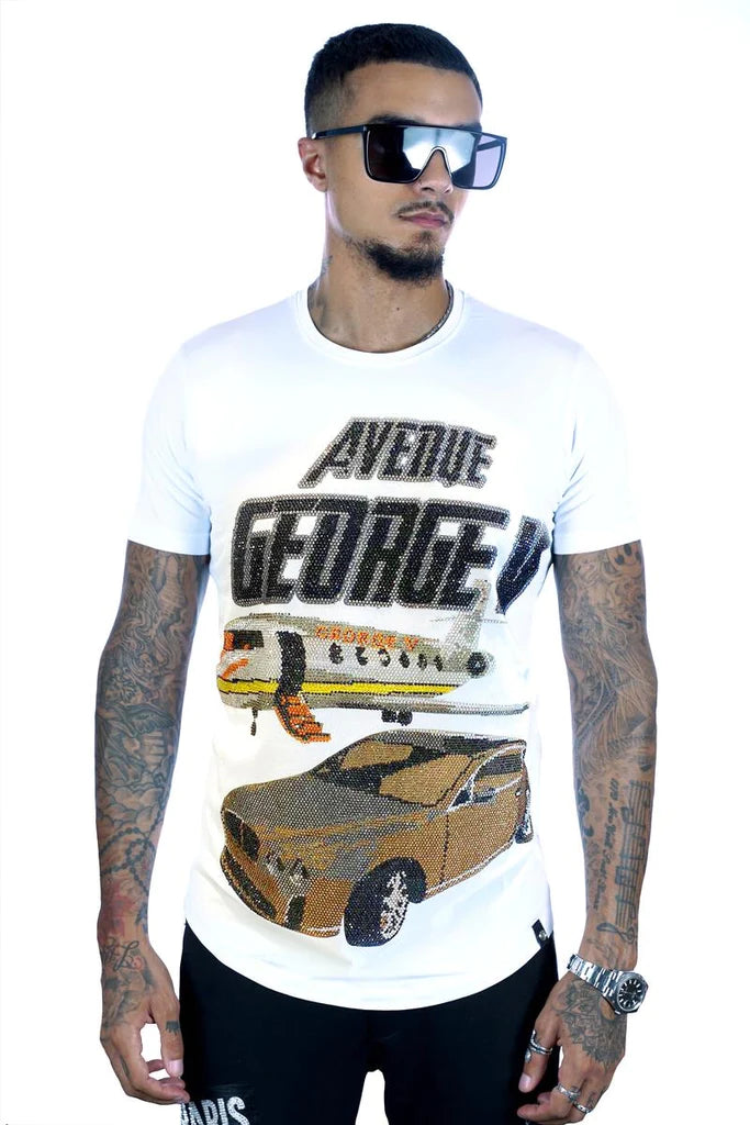 Camiseta GEORGE V JetCar - GV2074 WHT