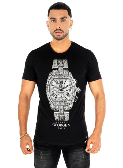 Camiseta GEORGE V reloj - GV2055 BLK