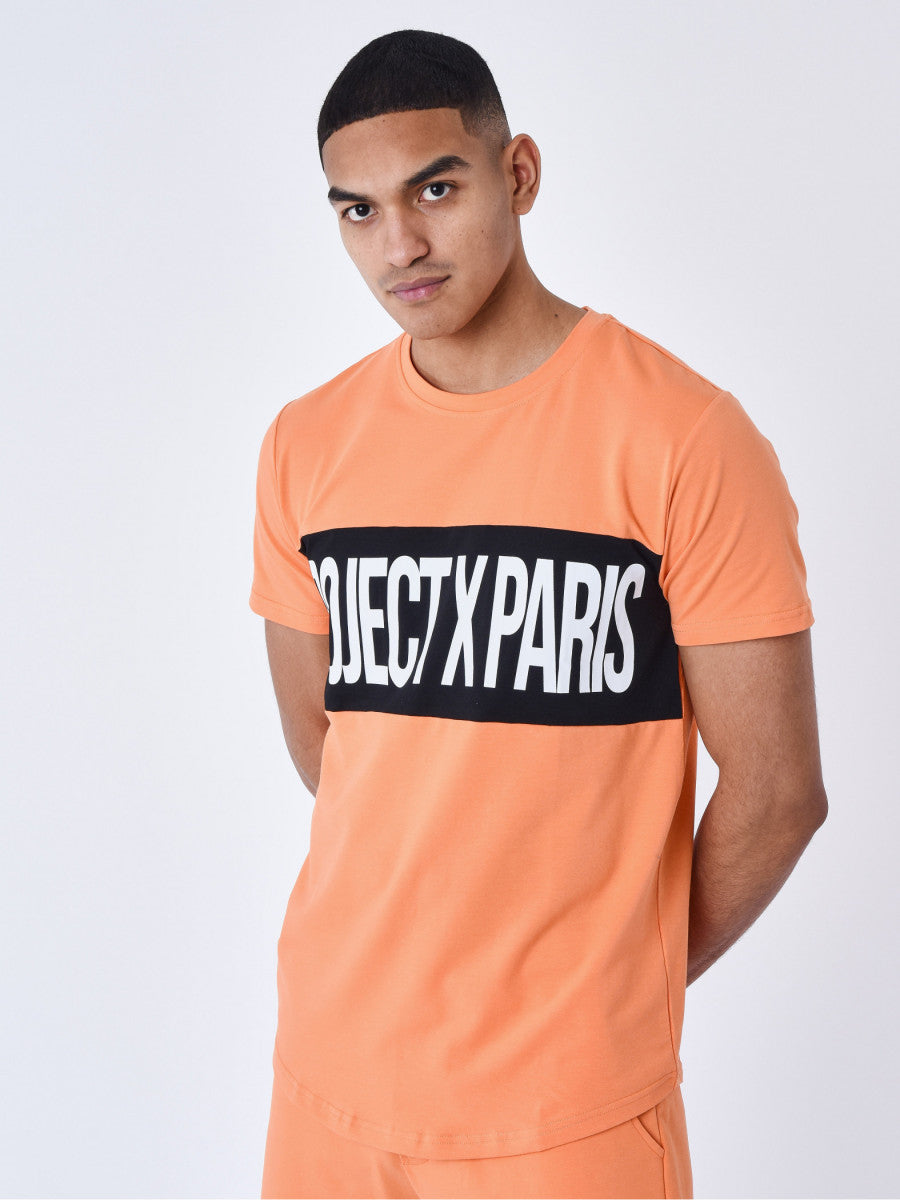camiseta naranja project x paris