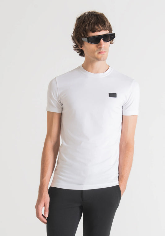 camiseta blanca manga corta antony morato