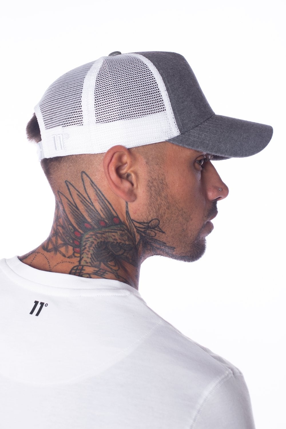 Gorra 11º gris blanco - 11D082-009