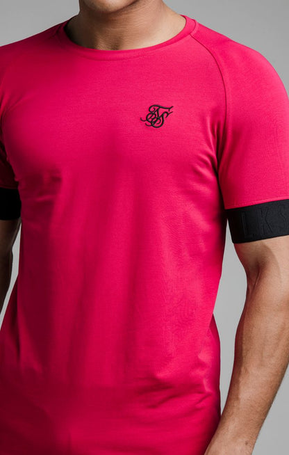 Camiseta SikSilk pink fluo - SS-19075